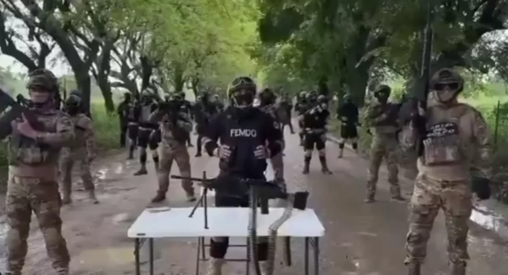 Cártel del Golfo deslinda responsabilidad tras hechos en Ciudad del Maíz, viralizan video. 📸 Redes- The Border Reports