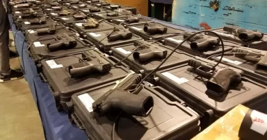 Arsenal incautado en Georgia: 28 armas y metralletas en operativo antidrogas; condenas anunciadas. (Foto Ilustrativa)-The Border Reports