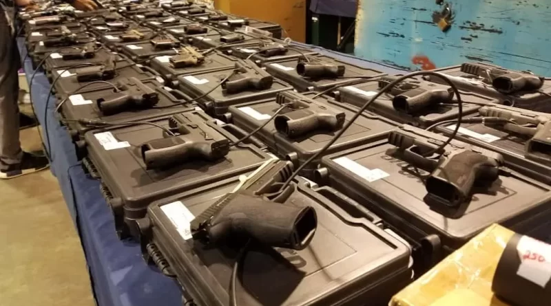 Arsenal incautado en Georgia: 28 armas y metralletas en operativo antidrogas; condenas anunciadas. (Foto Ilustrativa)-The Border Reports
