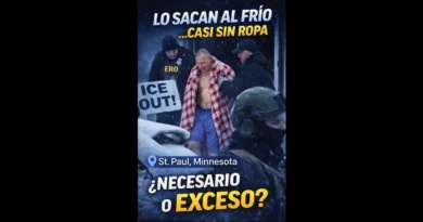Agentes de ERO y ICE sacan a ciudadano estadounidense semidesnudo a la calle en pleno frío extremo de Minnesota. The Border Reports