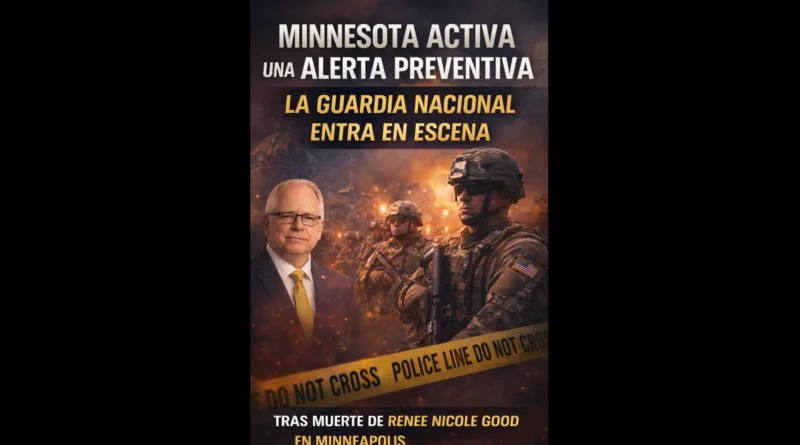 Tim Walz, gobernador de Minnesota activa a la Guardia Nacional ante protestas migratorias. The Border Reports