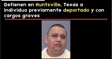 Arresto de deportado en Huntsville Texas. Th Border Reports
