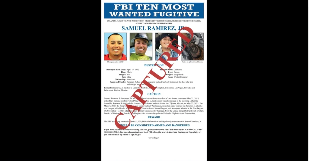 Cae en Sinaloa uno de los más buscados por el FBI, Samuel Ramirez Jr. es extraditado a EU. The Border Reports