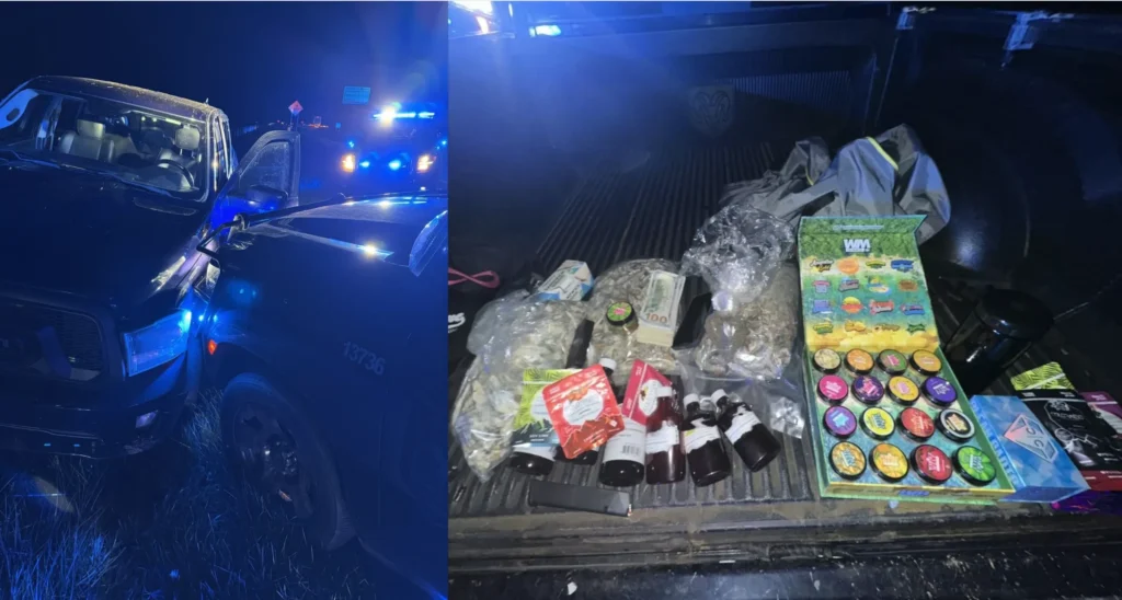 Persecución en DeKalb termina con arresto y decomiso de drogas tras maniobra PIT. DKPC-The Border Reports