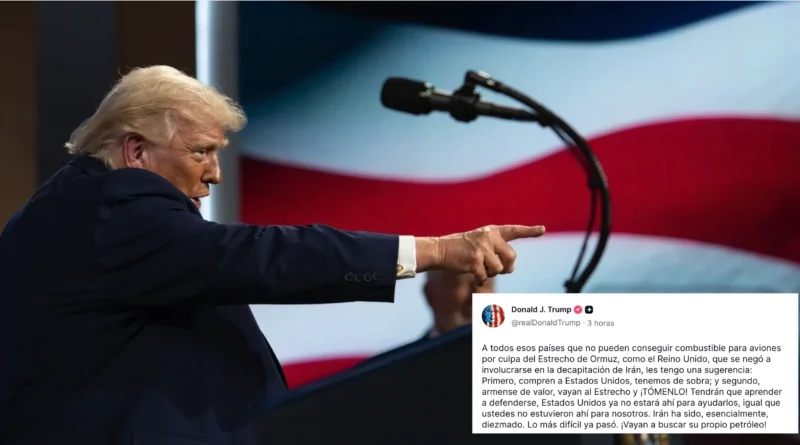 El Presidente Donald Trump advierte a los aliados que Estados Unidos ya no estará ahí para defenderlos. WH-The Border Reports