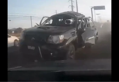 Dos muertos tras explosión de camioneta en Tecámac, Estado de México, tras salir del AIFA. captura-The Border Reports