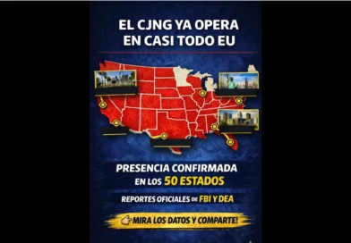 El Mapa de la Expansión, Cómo el CJNG conquistó el mercado de drogas en EU.The Border Reports