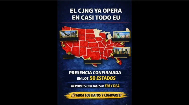 El Mapa de la Expansión, Cómo el CJNG conquistó el mercado de drogas en EU.The Border Reports