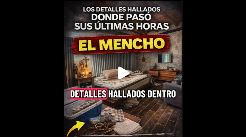 El altar y la enfermedad, Los hallazgos en la cabaña donde murió El Mencho. The Border Reports