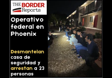 Operativo federal en Phoenix, Desmantelan casa de seguridad y arrestan a 23 personas. USBP-The Border Reports