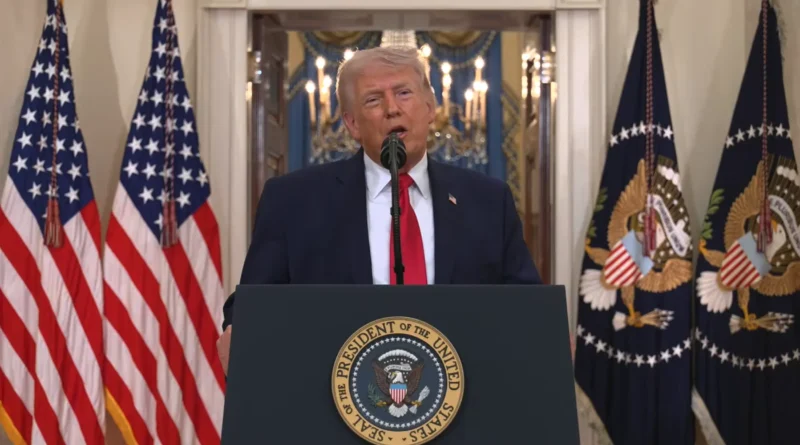 Donald Trump advierte que mandará a Irán "de vuelta a la Edad de Piedra" elevando la ofensiva militar estadounidense en el Medio Oriente. WH-The Border Reports