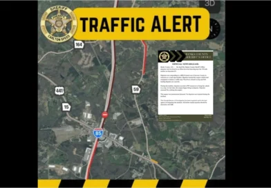 Tiroteo I-85 Banks County sospechoso muerto abril 2026