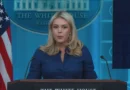 Karoline Leavitt en Conferencia de prensa Casa Blanca para aclaración negociaciones Irán