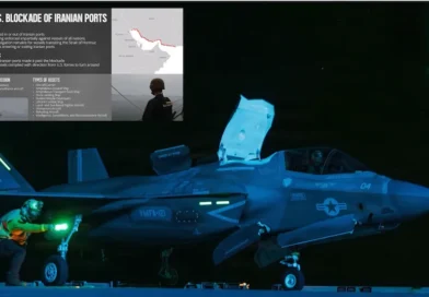 Estados Unidos puso en marcha un bloqueo naval masivo con más de 10,000 efectivos y decenas de buques de guerra. CentComm-The Border Reports