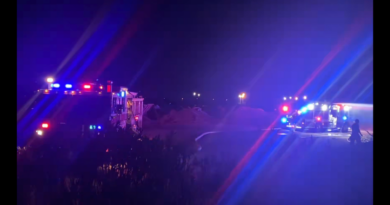 Incendio en cementerio Evergreen de Tucson, Arizona. The Border Reports