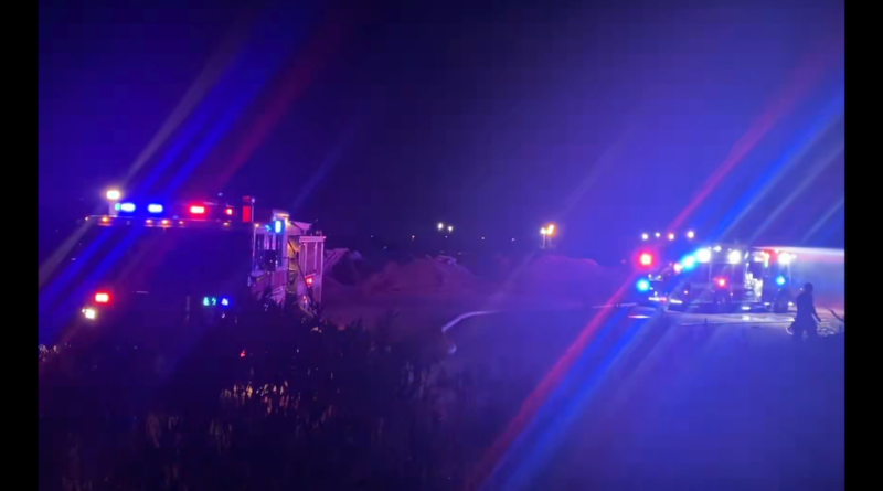 Incendio en cementerio Evergreen de Tucson, Arizona. The Border Reports