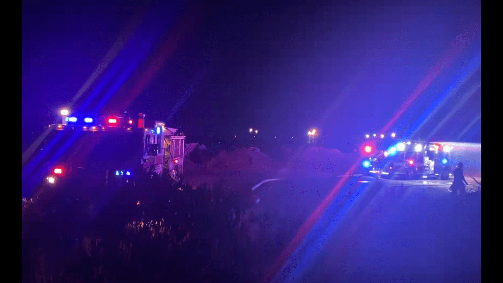 Incendio en cementerio Evergreen de Tucson, Arizona. The Border Reports