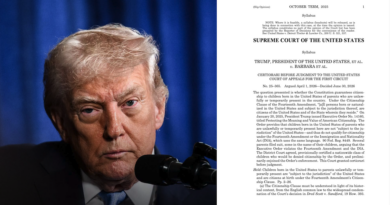 Suprema Corte bloquea orden de Trump de eliminar la ciudadanía por nacimiento en Estados Unidos. WH-The Border Reports