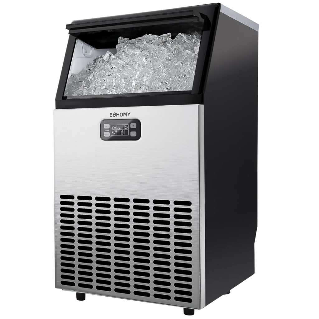 Lleva tus bebidas al siguiente nivel con esta máquina de hielo comercial. Eficiente y fiable para tu bar o cocina. ❄️🍹