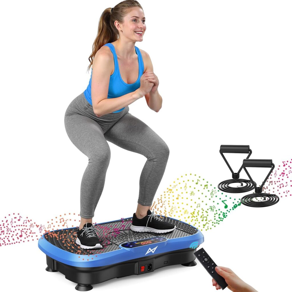 ¡Atención: nuevo entrenamiento! ¡Esta plataforma vibratoria es ideal para realizar un entrenamiento de cuerpo completo en casa!