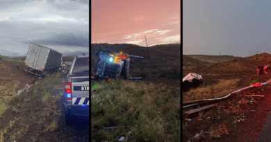 Monzón en Arizona provoca accidentes automovilísticos y cierres carreteros. pic-AZDPS-The Border Reports