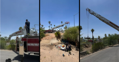 Rescate en arroyo de Tucson, sufría de presunta fractura de pierna rescate arroyo tucson the border reports